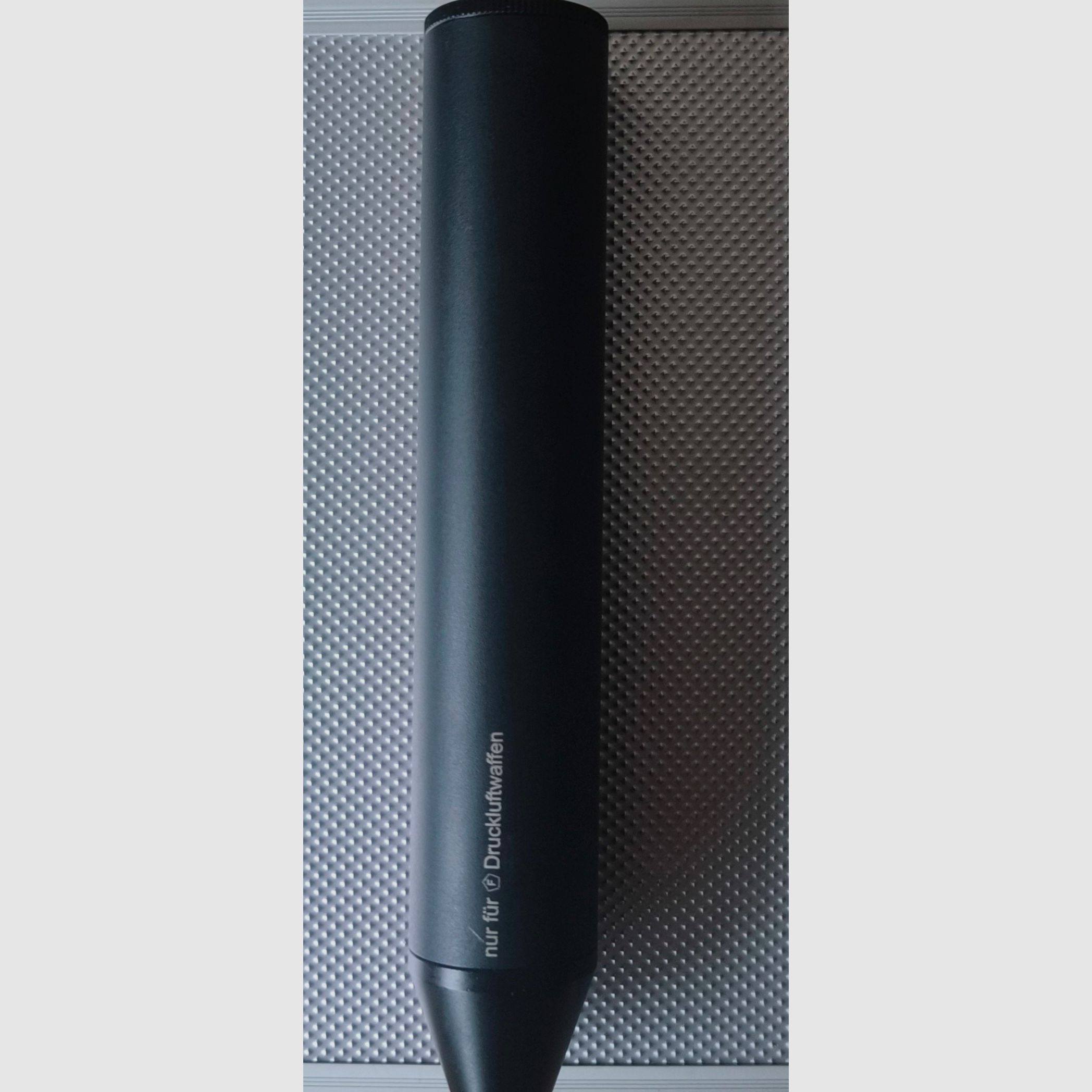 Silenciador con marca F para armas de aire comprimido de 4,5 mm, ¡solo dos veces con proyectiles!! 