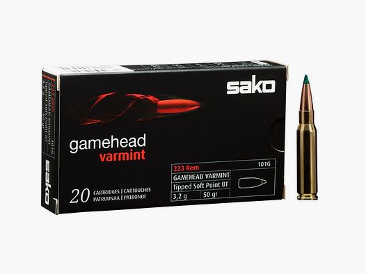Sako Gamehead Varmint Kal. 222 Rem. - 2,6g / 40gr