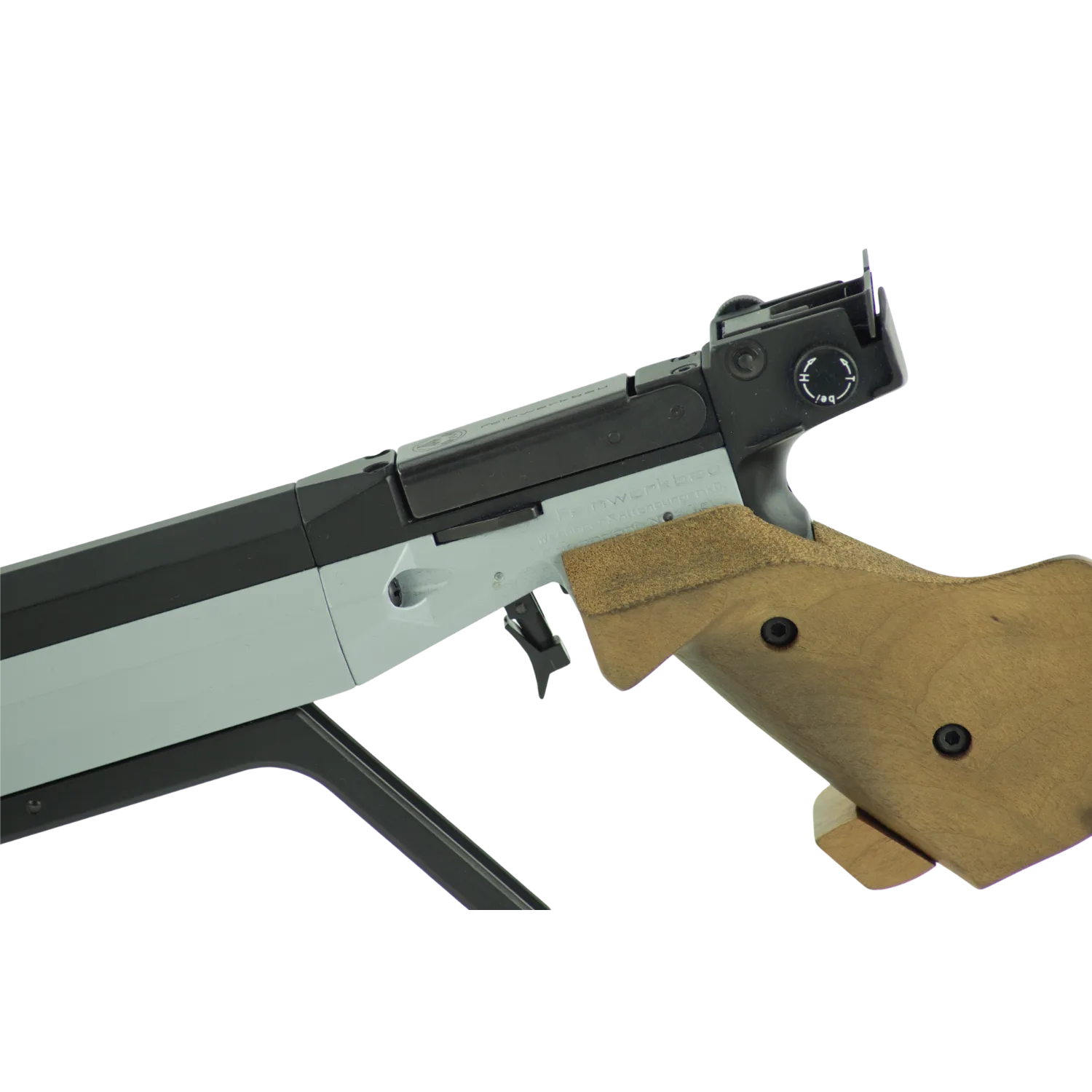 FWB Mod. 100 pistolet à air comprimé pneumatique #Pièce rare de première main Comme neuf + révision en usine, image 5 sur 5