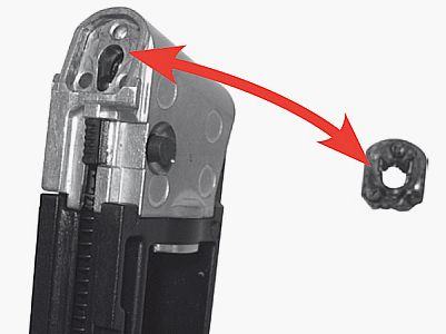 Gummilippe fĂĽr Magazin fĂĽr Co2 Pistole  Heckler Koch P30