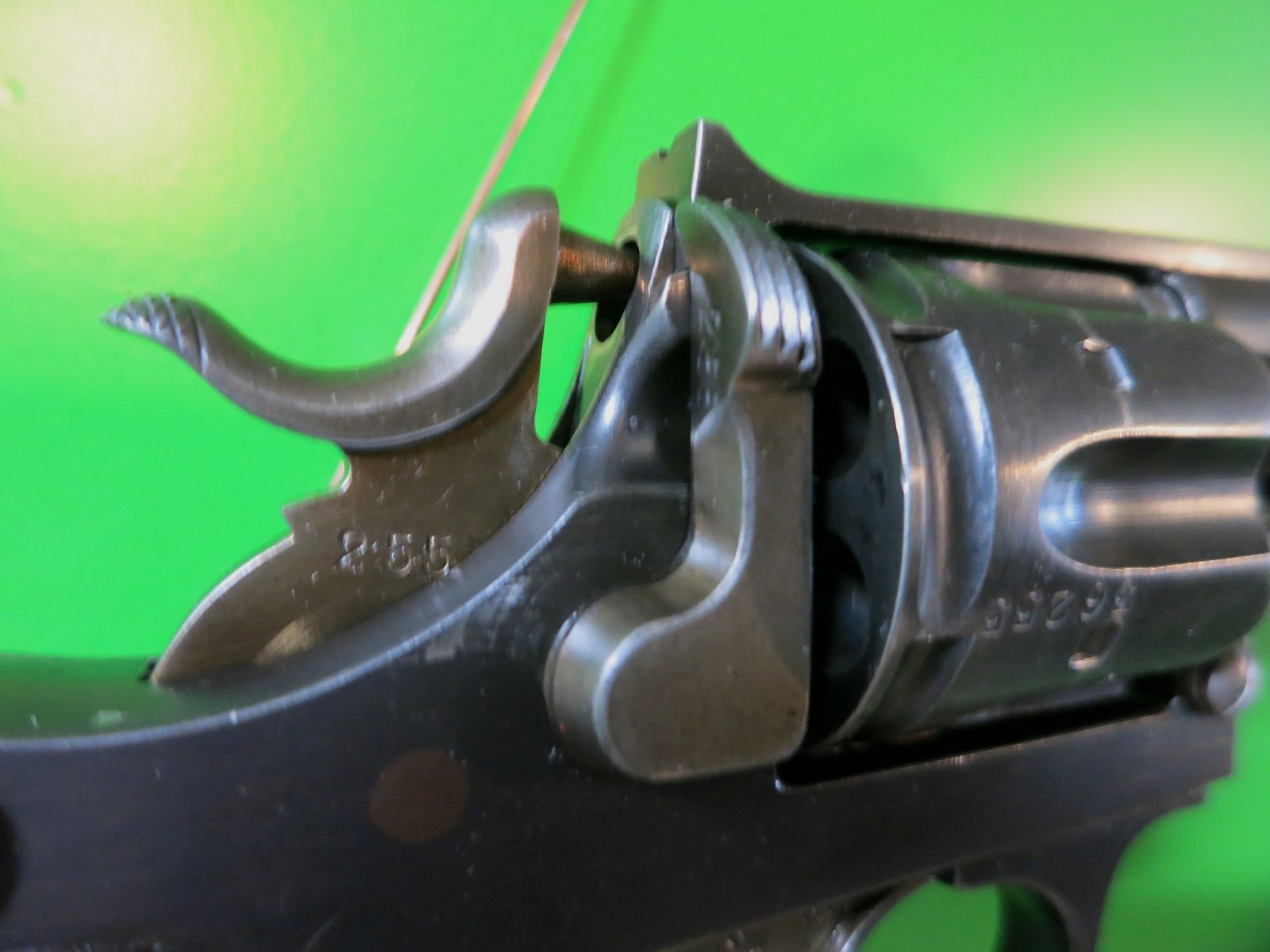 Revolver d'ordonnance Suisse modèle 1882 (revolver d'armée 82), W+F Berne, militaire-privé #96