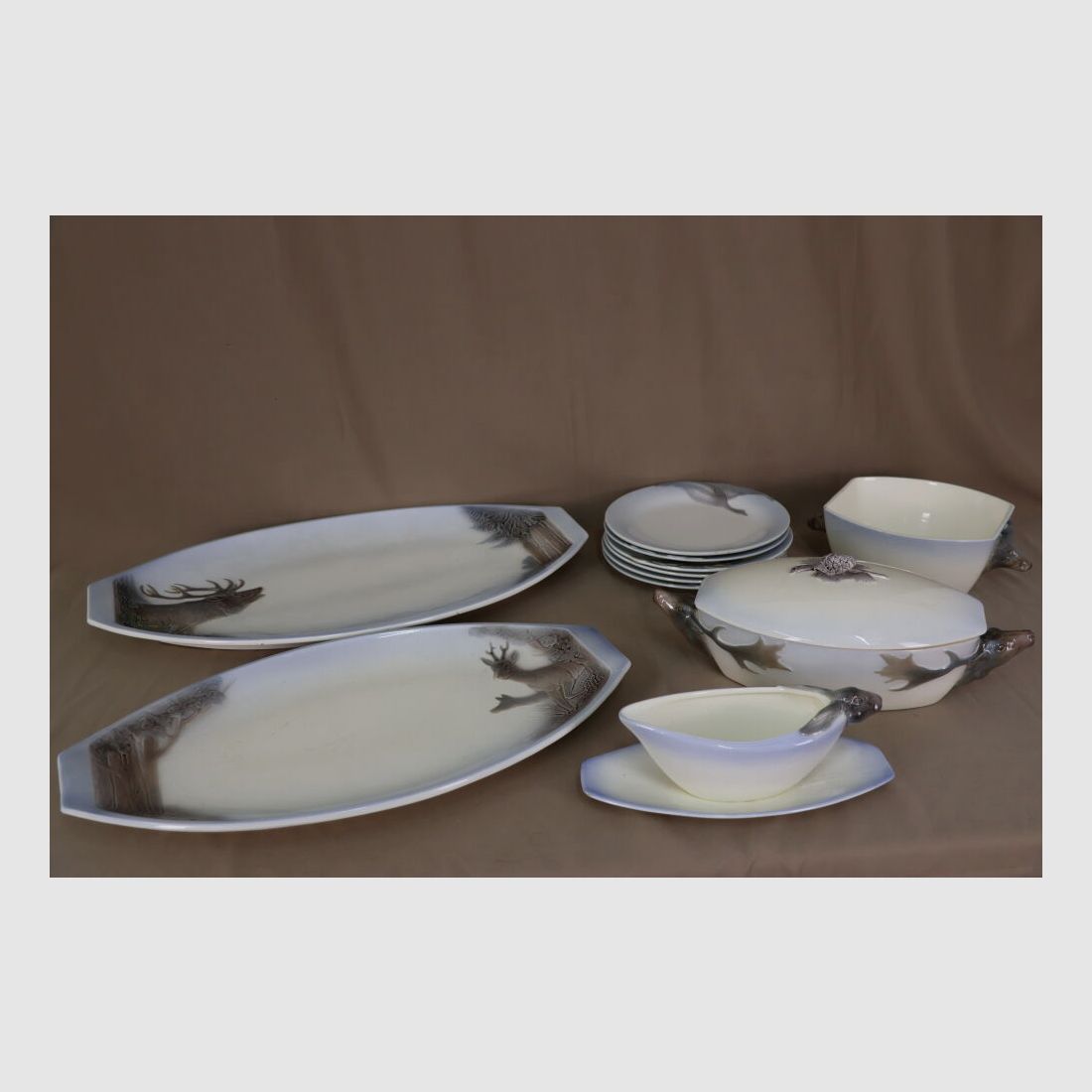 Original Wächtersbacher Stoneware Factory Hunting Service