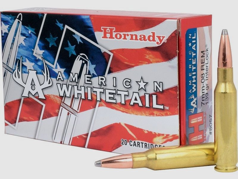 7MM-08REM HORNADY 139GR INTERLOCK SP (PACKUNG MIT 20)