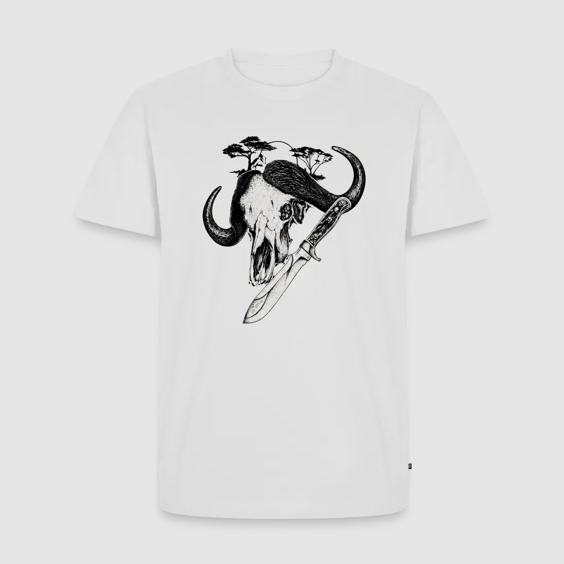 PUMA Men´s Premium T-Shirt „White Hunter – Big Game"