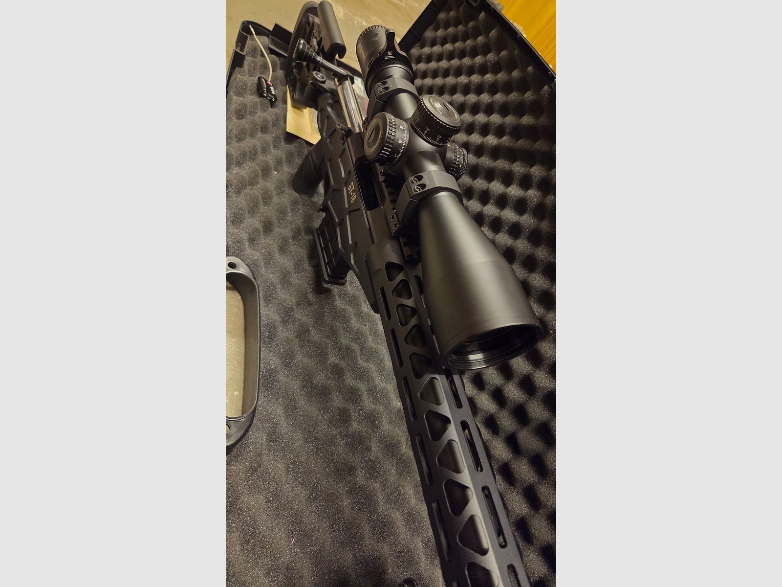 Sabatti ST18 Key-Mod + Vortex Strike Eagle 5-25x56 + Zweibein + Montage + Koffer Präzisionsgewehr .308Win - opt.Munition - Long Range
