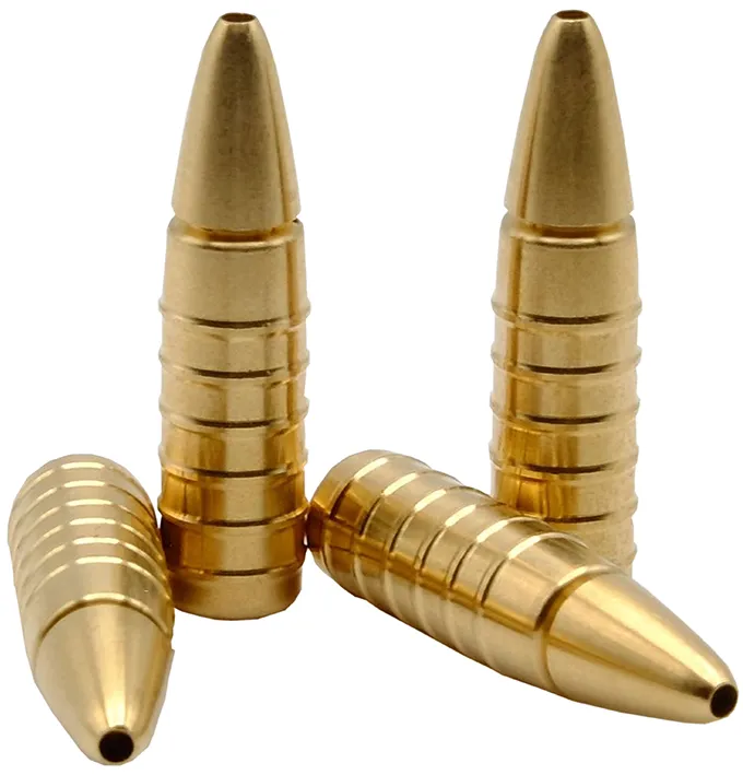 GM – 100 Messingjagdgeschosse – Splinter – .264 – 90 grs – 5,9 g – ohne Plastikspitze