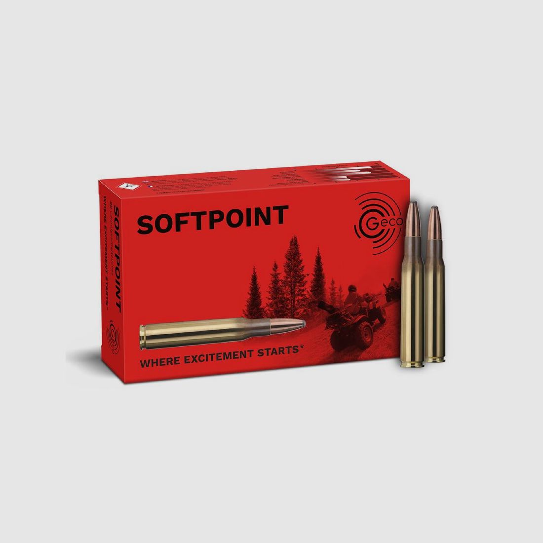 Geco Softpoint calibre .30-06 munitions de chasse 170gr.