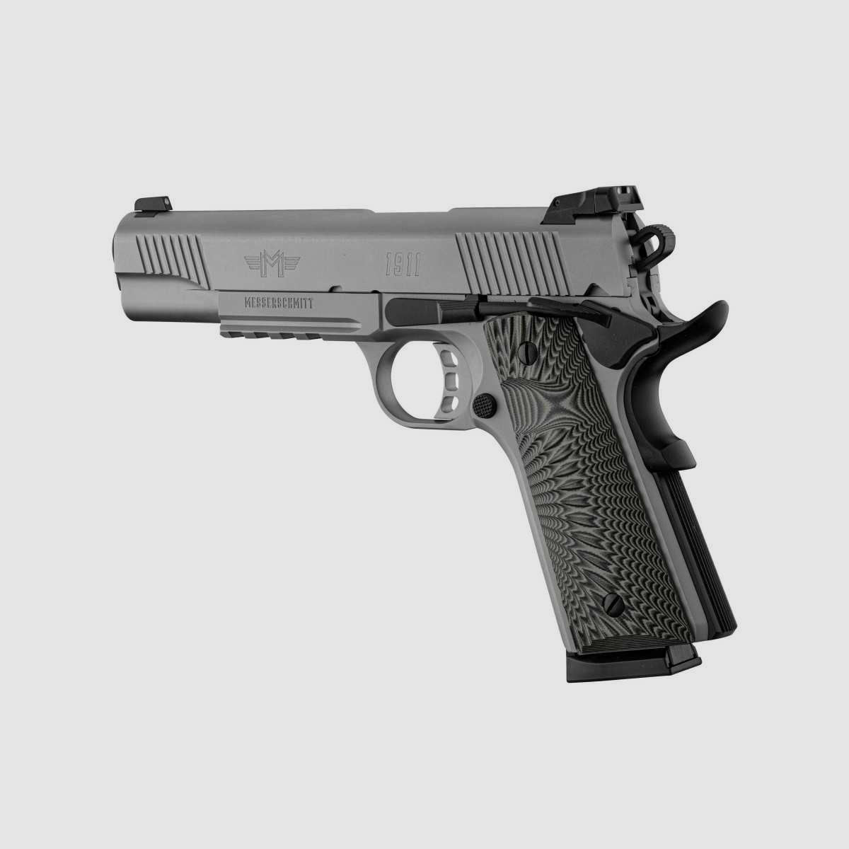 Selbstladepistole 1911 Messerschmitt Inox - Pistole 1911 Messerschmitt 45 ACP Inox, Bild 10 von 10