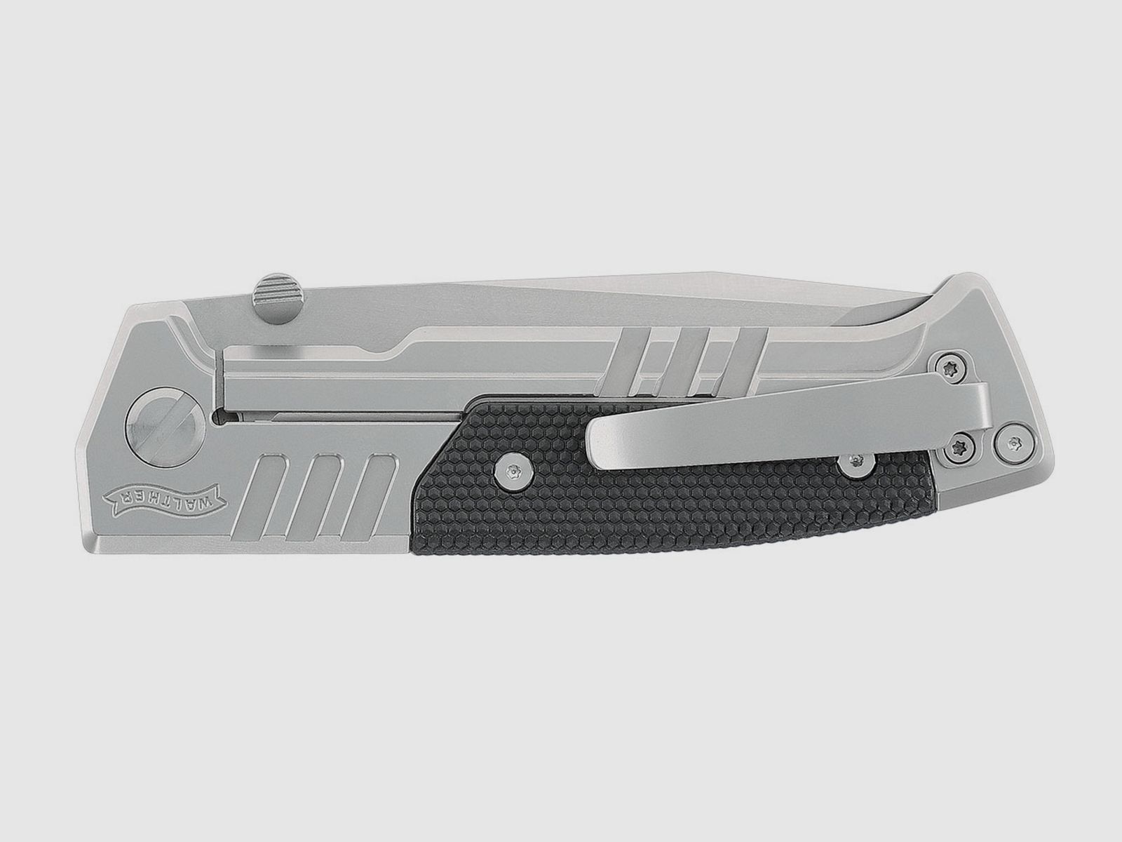 Umarex 5.0896 Messer Walther PDP Steel Frame Tanto Folding Knife BBL-BBL-PE