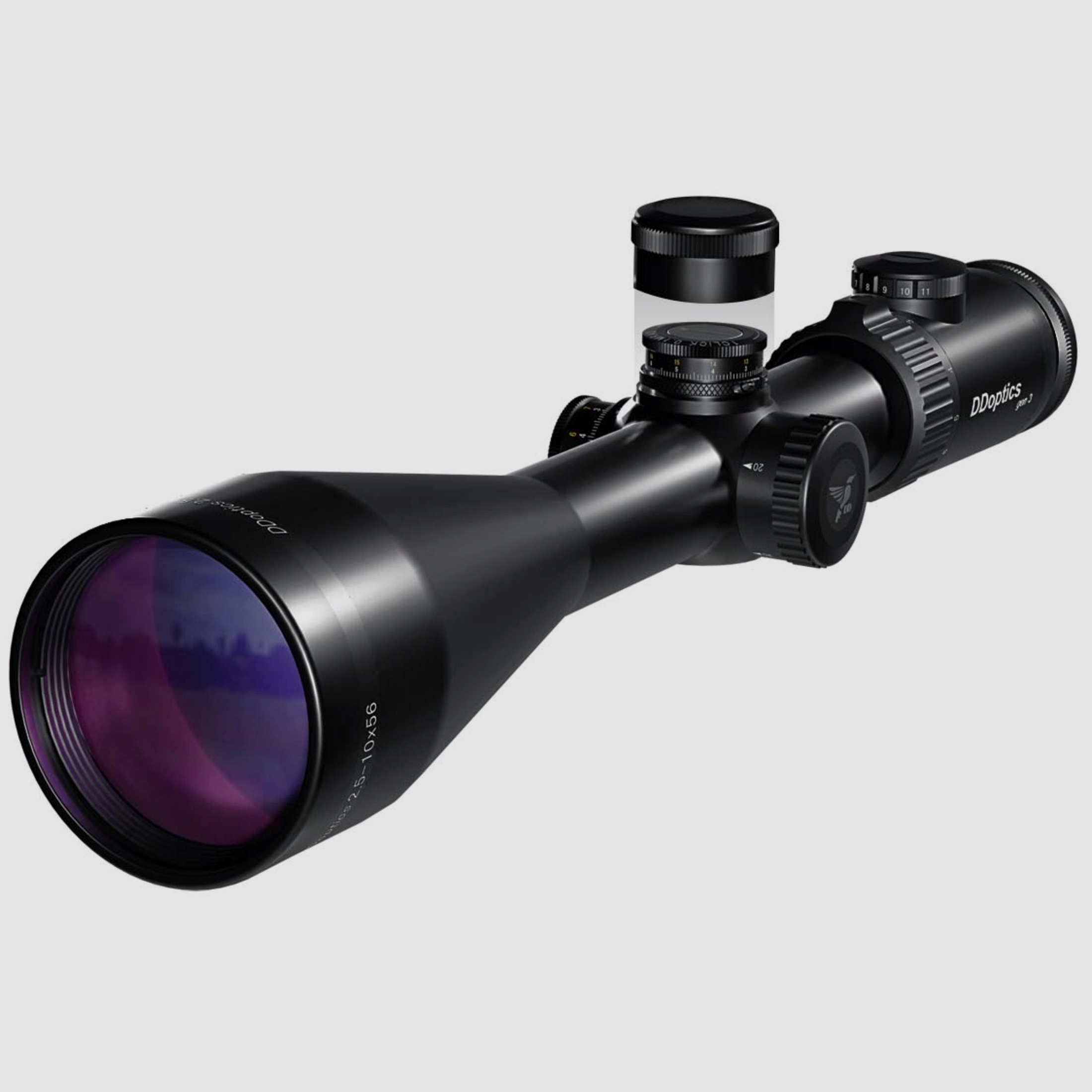 DDoptics 442511139 riflescope Nighteagle NFX V4 2.5-10x56 Gen3 A4N MRAD