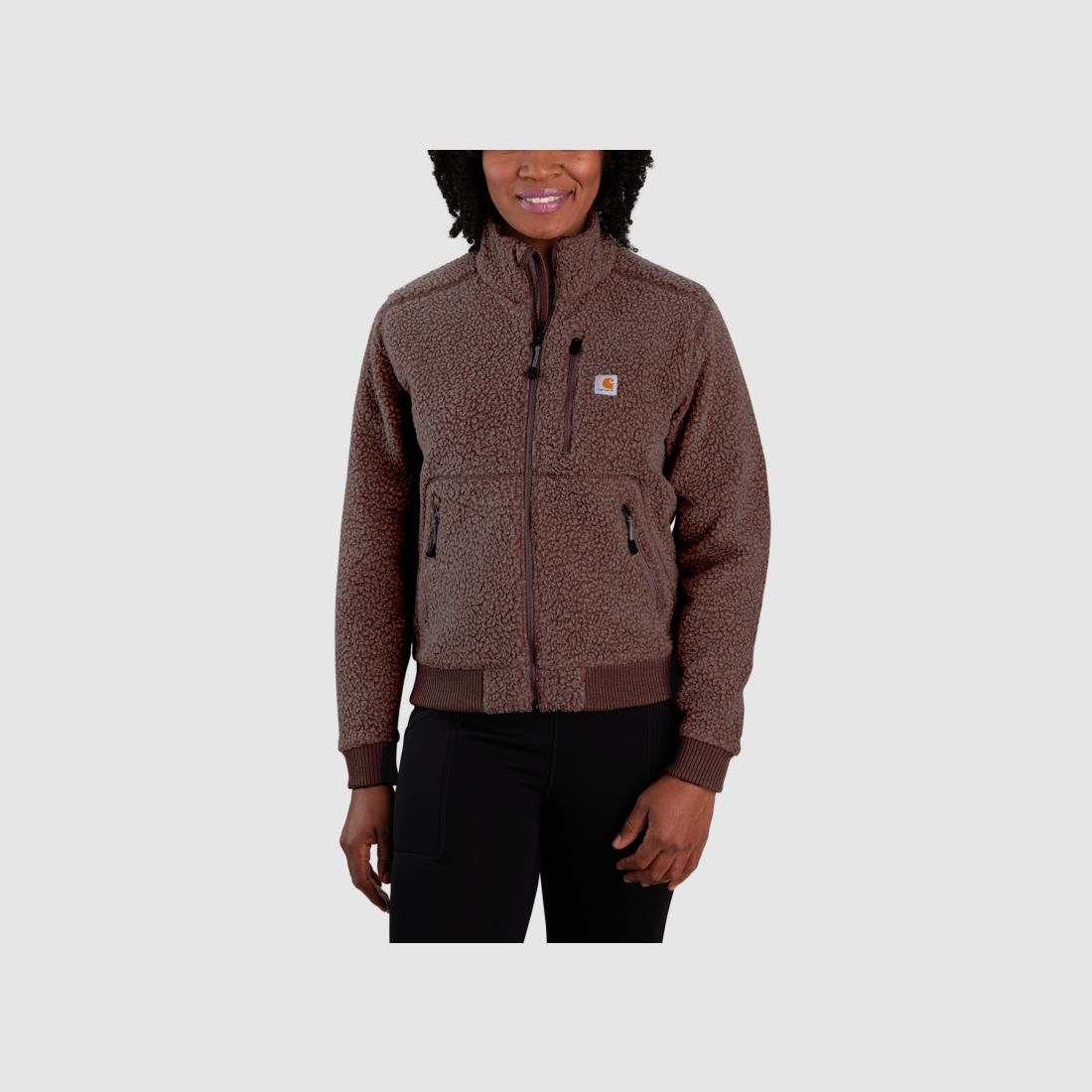 Carhartt Damen Fleecejacke Nutmeg Heather