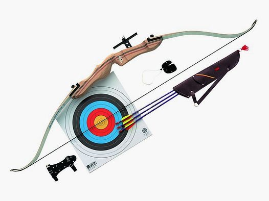 Take-down bow, 170cm, set + accessories,