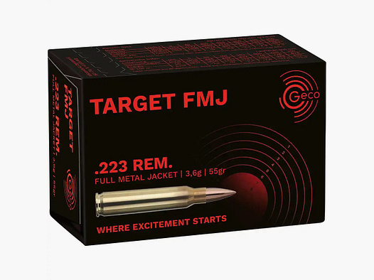 GECO Geco .223 Rem Cible FMJ 3,6 g