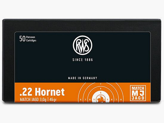 RWS RWS Match Jagd .22 HORNET 3,0G 50ER