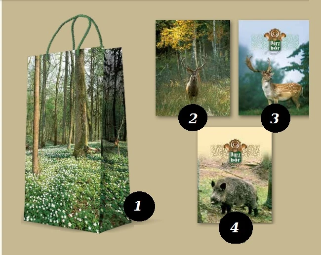Bolsa de regalo de caza, talla L, 310x400x100