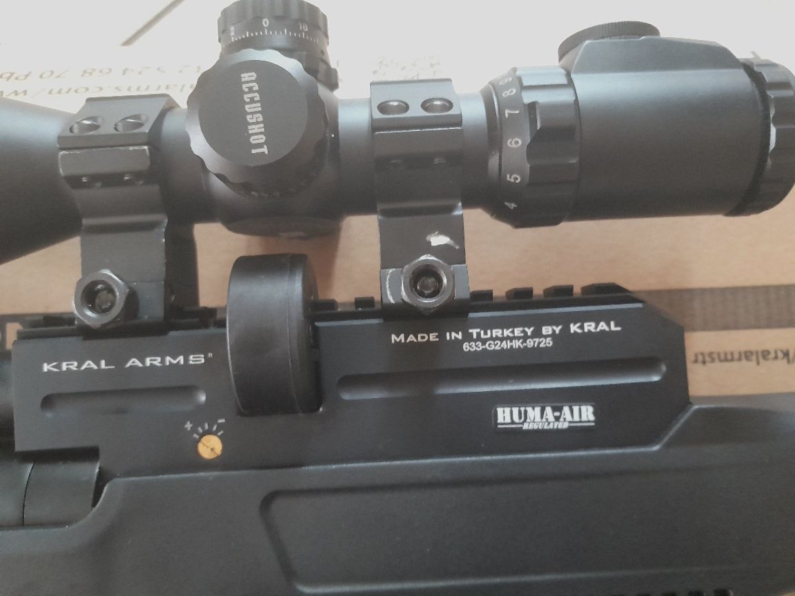 Pressluft Pcp Luftgewehr Gewehr Ar15 Kral Arms Puncher Np03 5,5mm / Huma Air Regulator / Trigger / Lauf / überarbeitet mit Leistung 7,5J-30J und Präzision!!