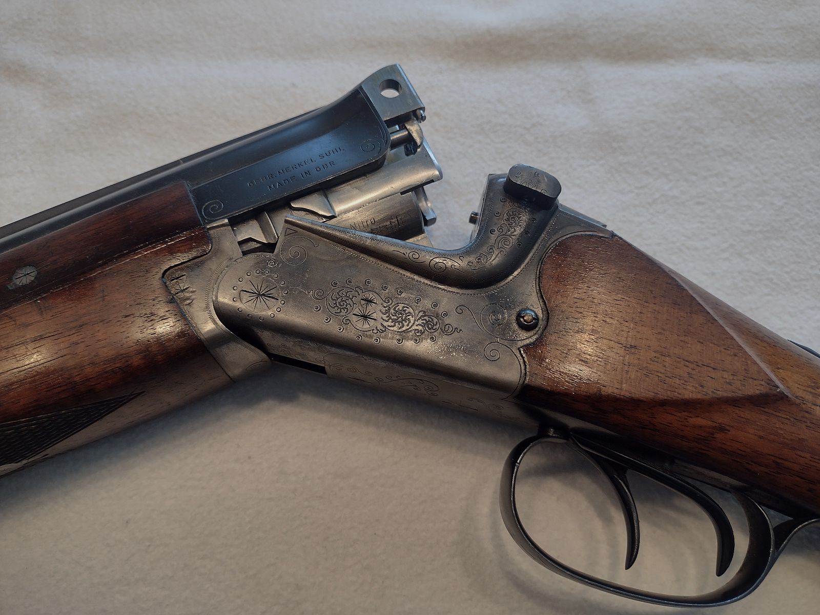 Merkel Bockdoppelflinte Kal 12-70
