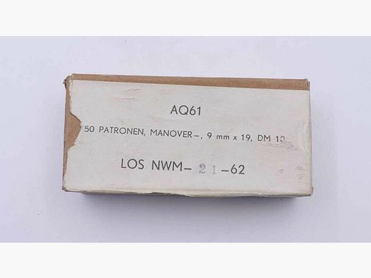 Niederländ. Waffen u. Munition Manöverpatrone Alu