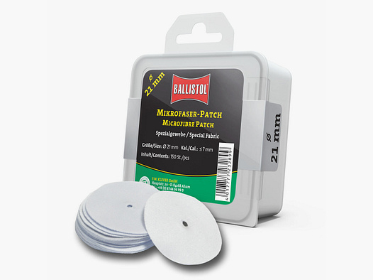 Ballistol Mikrofaser-Patch rund Ø 21 mm