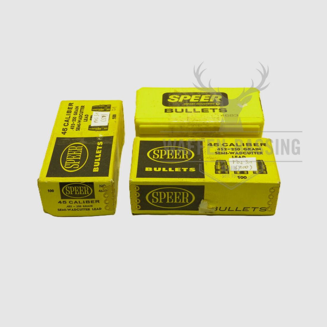 Speer Geschoss, Kal. .45 (.452), 250 grain Semi-Wadcutter