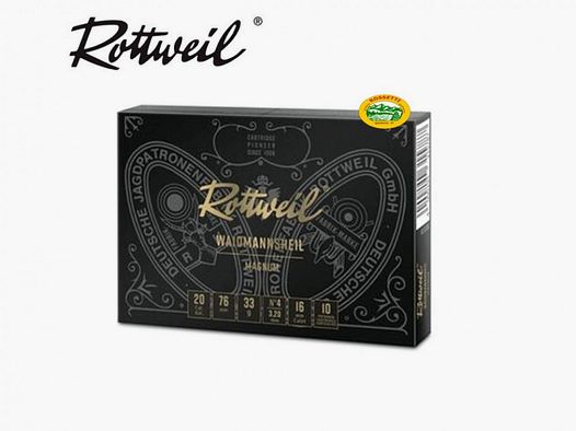 ROTTWEIL cartucce Waidmanncheil Magnum cal.20 gr.33 pb.5