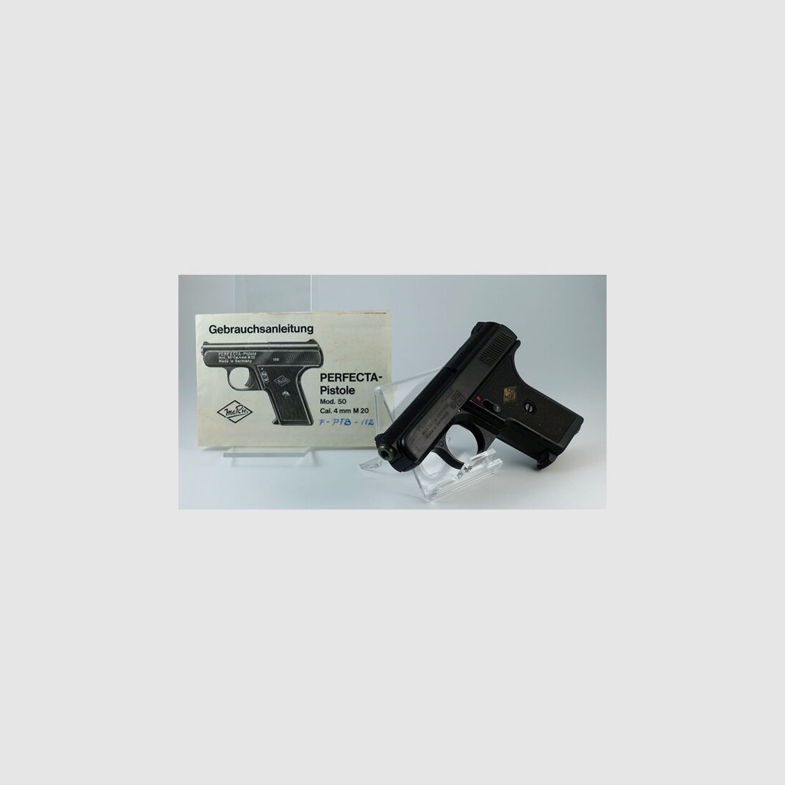 Perfecta Modell 50 Kaliber 4 mm M20, defekt, Ersatzteilspender