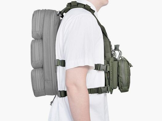 TASMANIAN TIGER Gürtel Modular Chest Rig 4xM4 olive