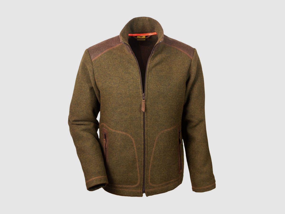 Loden-Fleecejacke "Urs" , moosgrün