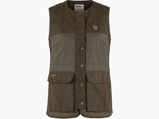 Fjällräven Weste Forest Wool Padded Dark Olive