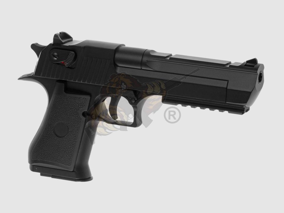 Cyma .50 AE CM.121 Metalslide Airsoft Black - max 0,5 Joule