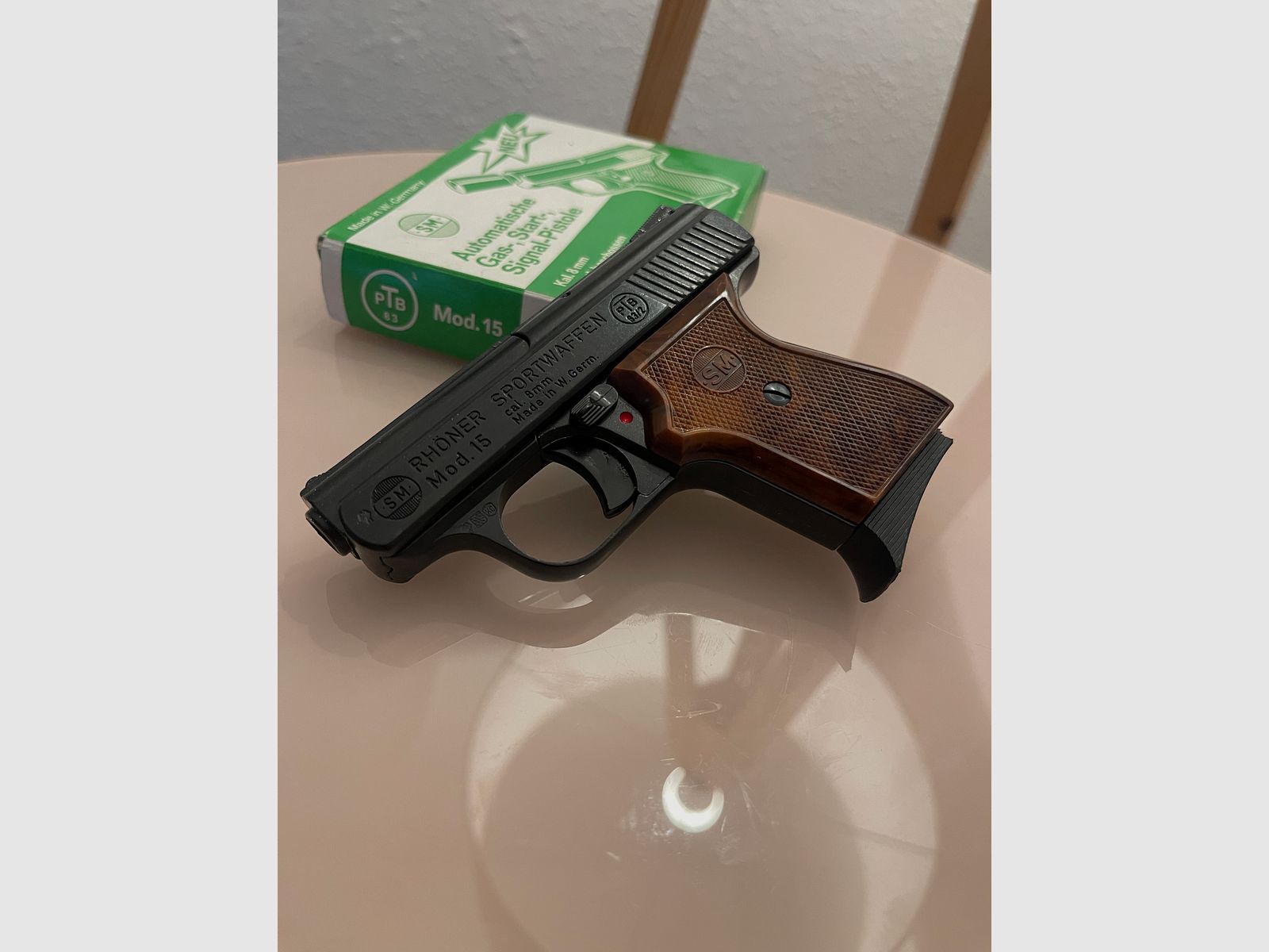 Blank gun SM Röhner Mod. 15 8mm original packaging