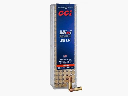 CCI 66196 .22 lfb Mini Magnum 2,6g / 40grs. HV 100 Stück CP