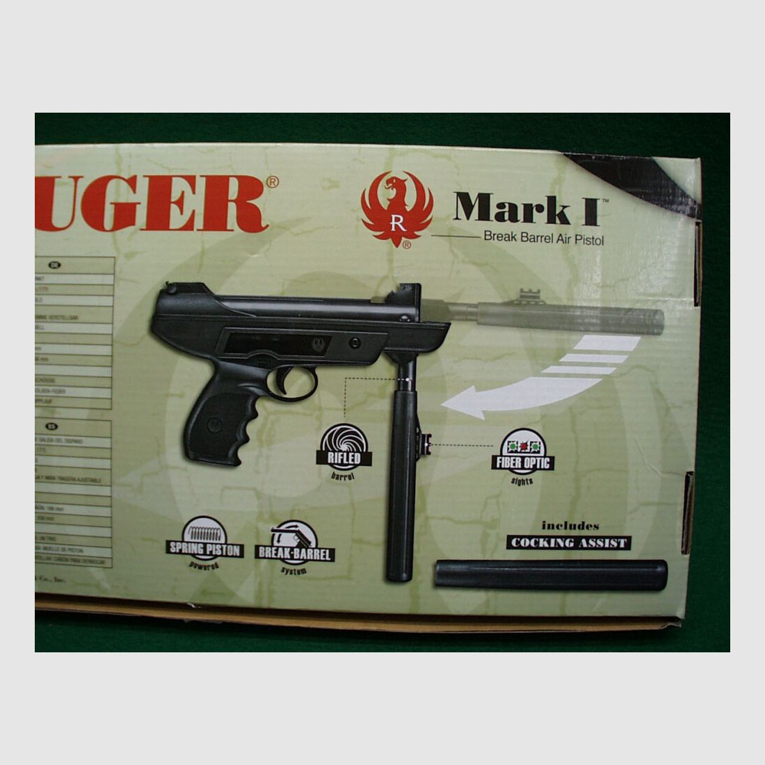 Pistola CO2 Umarex Ruger Mark I