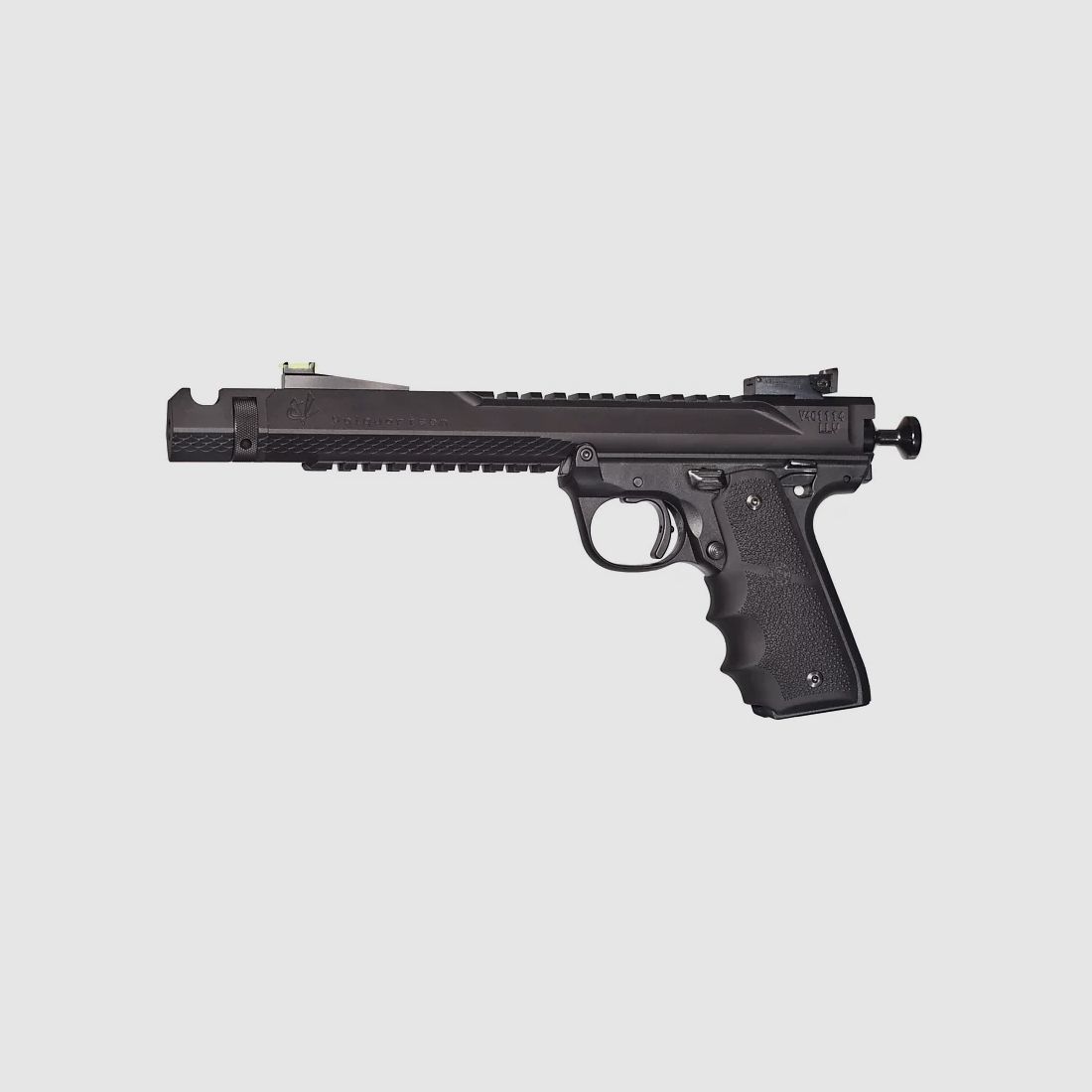 Volquartsen Black Mamba, 6", Fiber Optic Front Sight, Single Port Comp, Black Anodized Aluminum