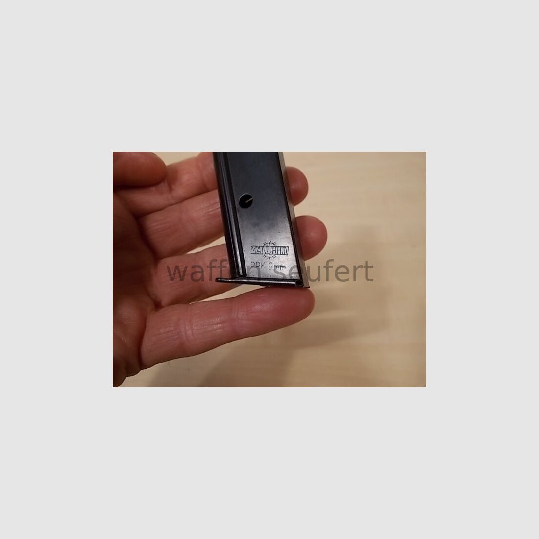 Manurhin PPK replacement magazine .9mmBrowningK (.9mmshort)