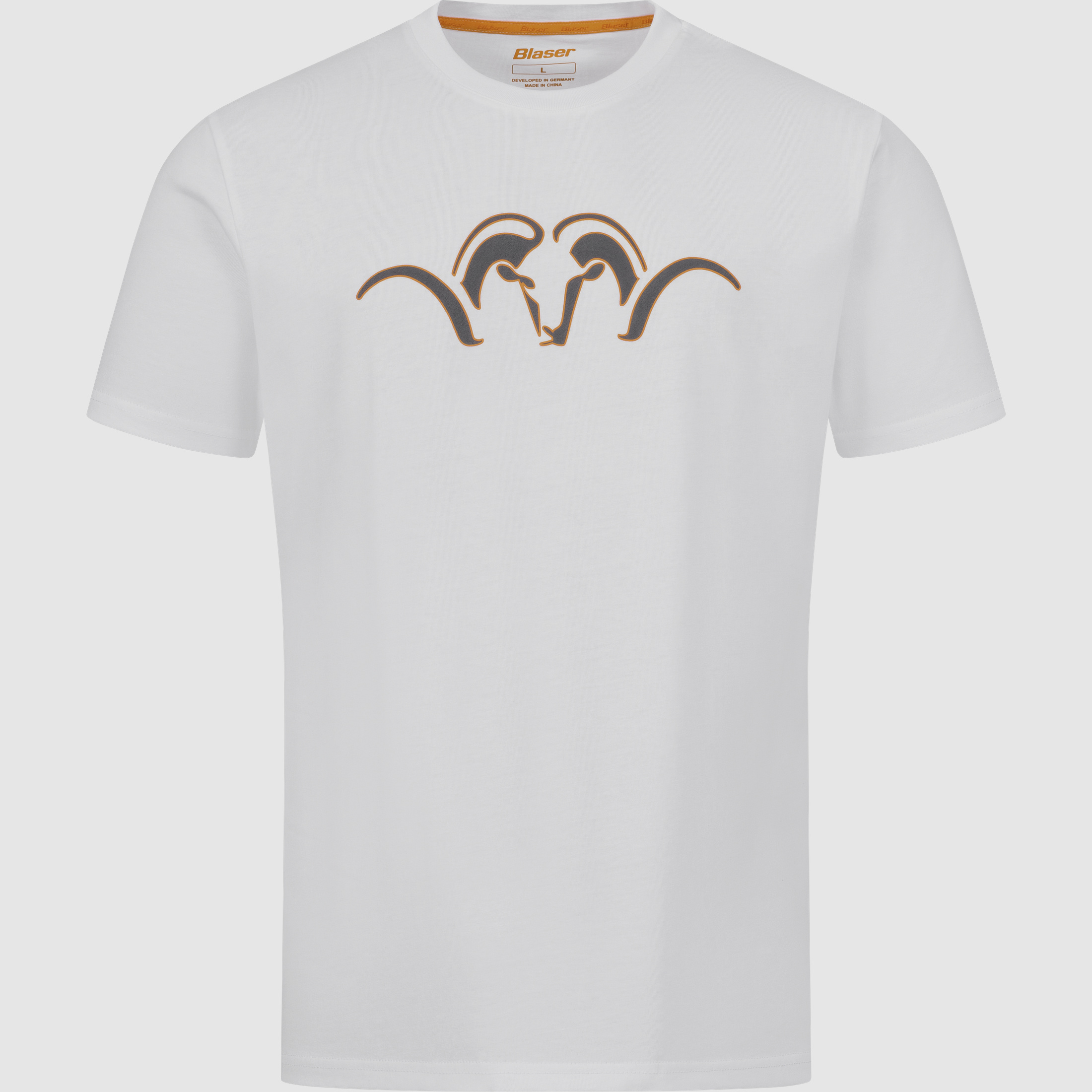 Herren Outline T-Shirt 26 Argali Weiß L