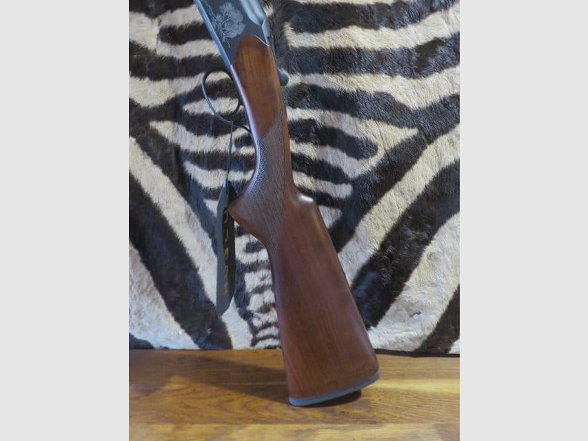 Bockdoppelflinte HUGLU Eagle Ergal Gravé Perdrix/Faison C. 28/76 Läufe 76 cm – Waffenkoffer, Bild 9 von 12