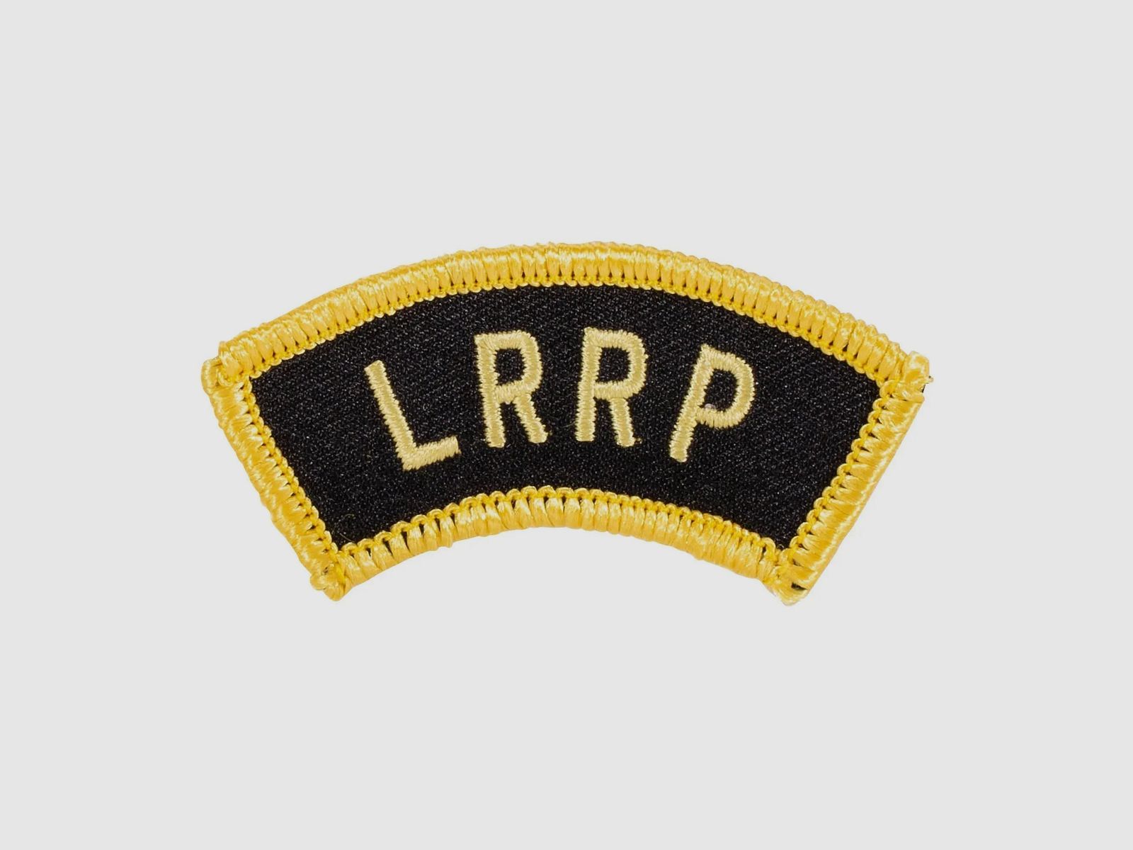 Unbekannt Armabzeichen US LRRP goldfarben schwarz