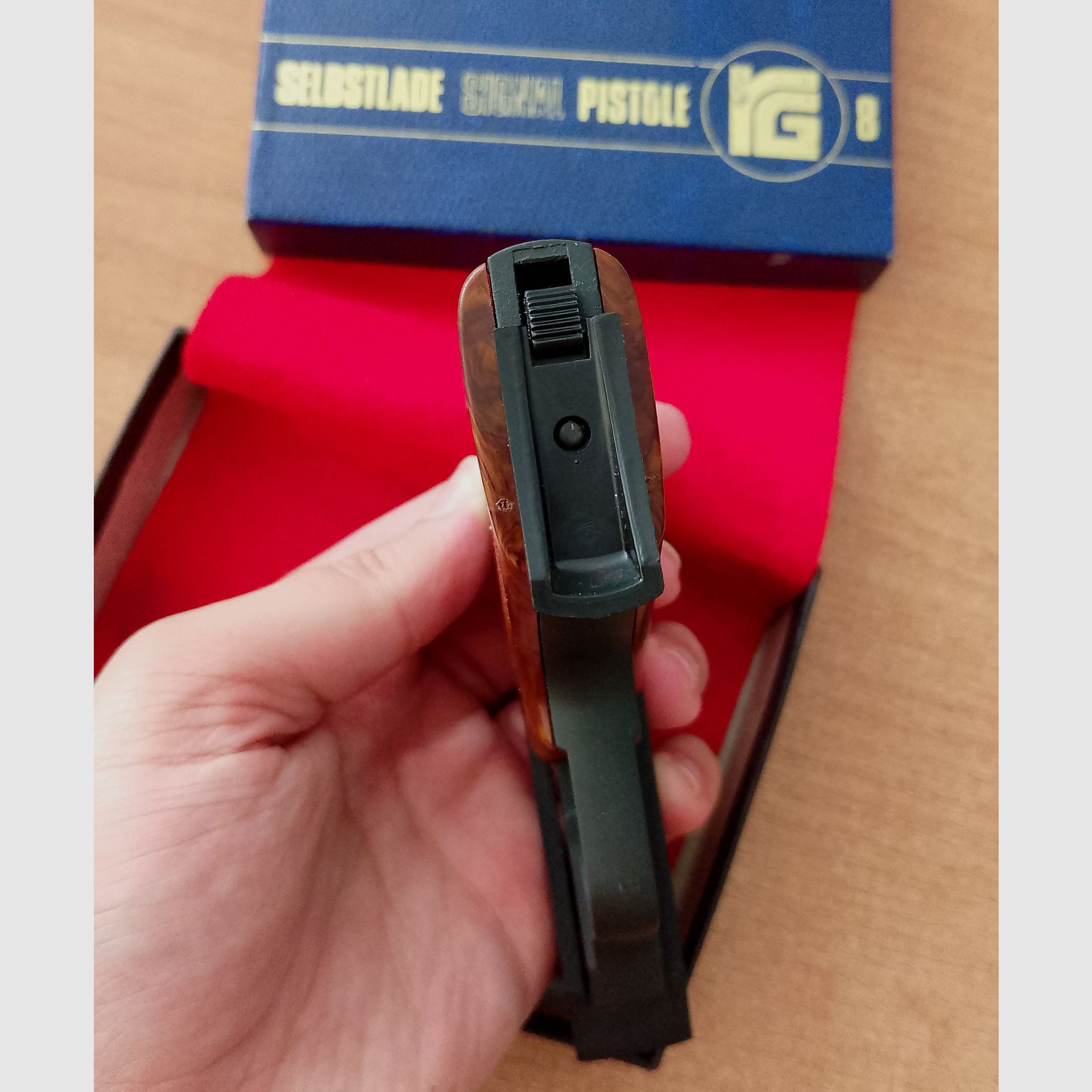 Seltene Röhm RG 8 im Kaliber 8 mm Knall/ PTB 412 mit OVP!