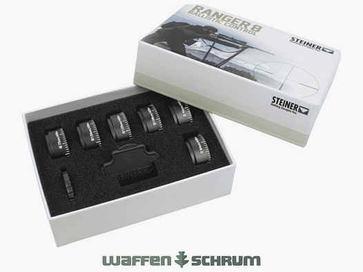 Steiner Ballistic Control Set für Ranger 8 Kappen + Schraubendreher Ranger 8 ohne BT