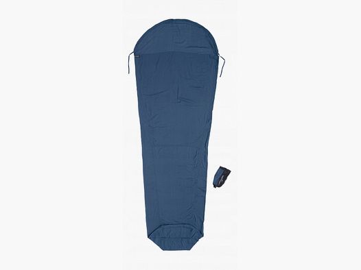 Cocoon Mummy Liner Lyocell Mystic Blue sleeping bag liner