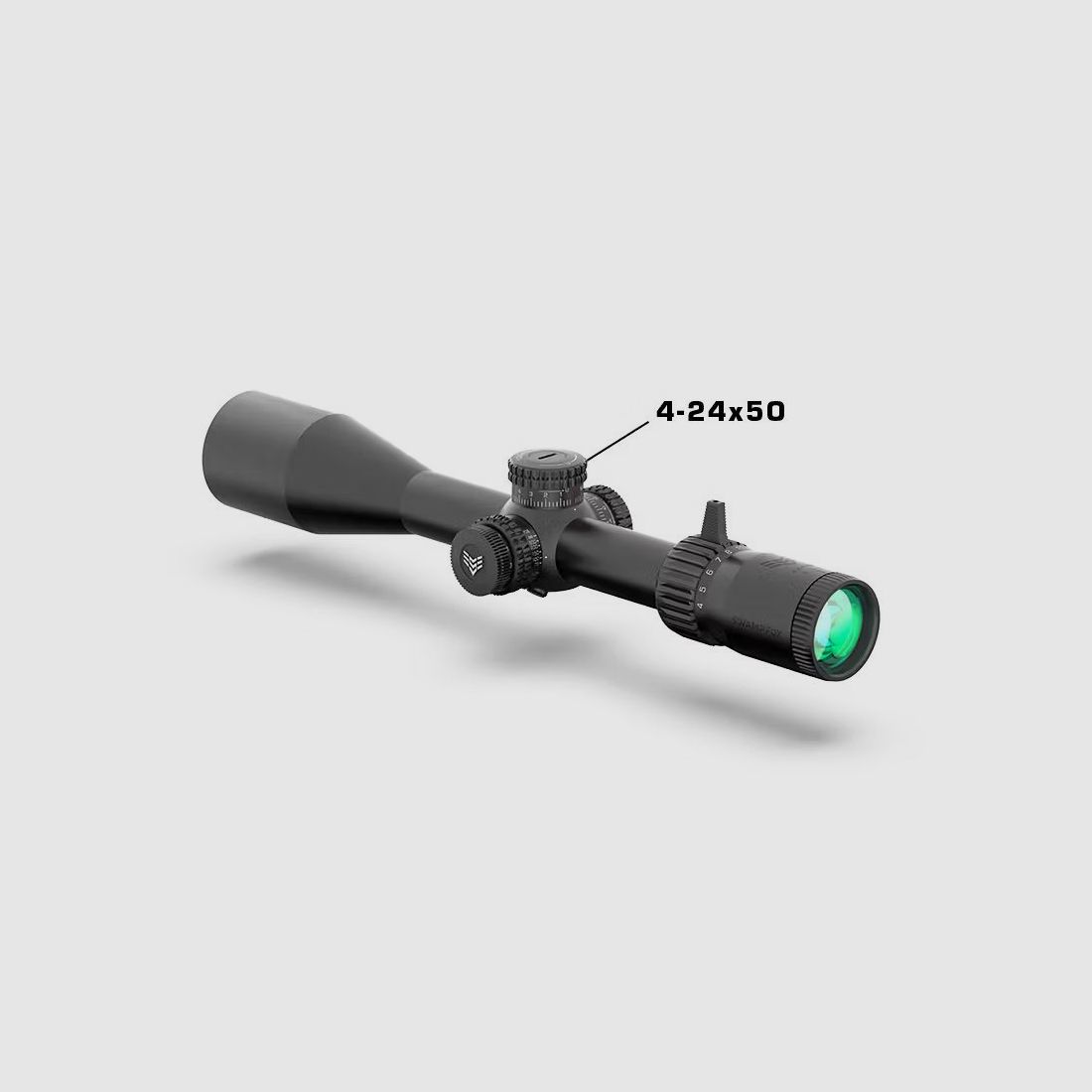 Swampfox Kentucky Long 4-24x50 FFP Präzisionszielfernrohr - Sharpshooter MIL-Leuchtabsehen