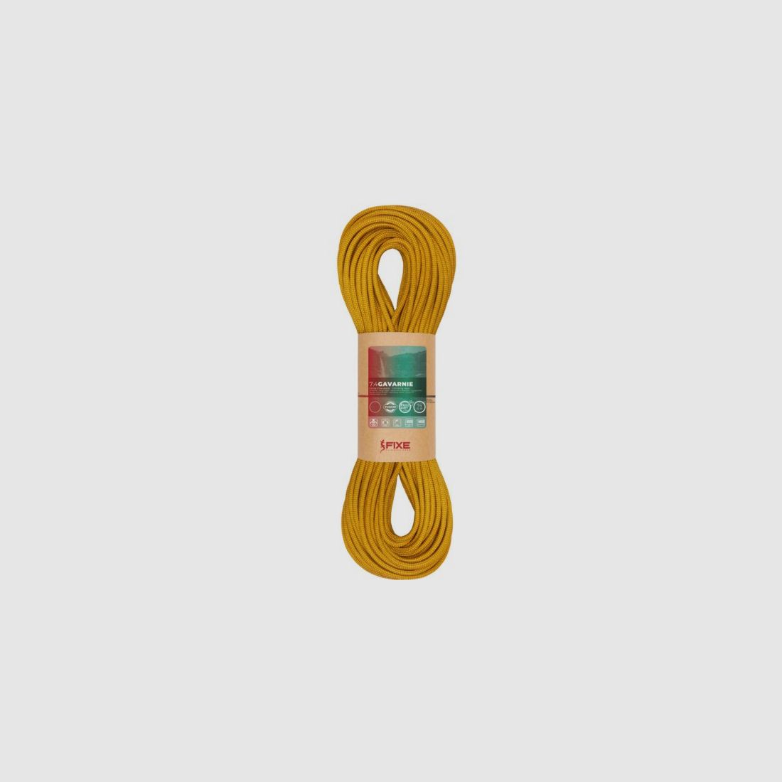 FIXE GAVARNIE ORANGE 7,4MM | DYNAMISCHE DOPPELSEIL, Bild 1 von 3