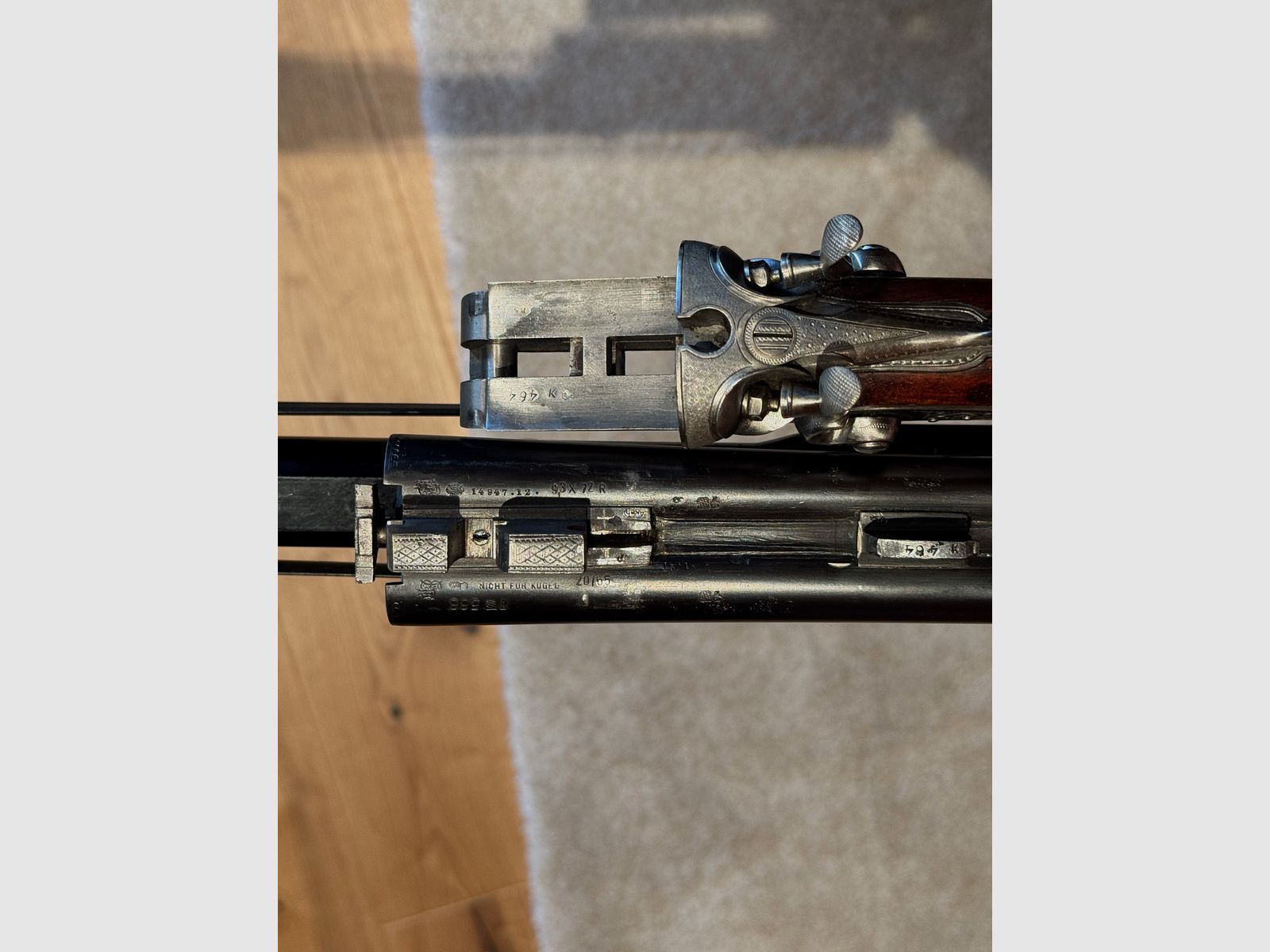 Ferlacher Hahnbüchsflinte  |  KAL 9,3x82R  |  20/65