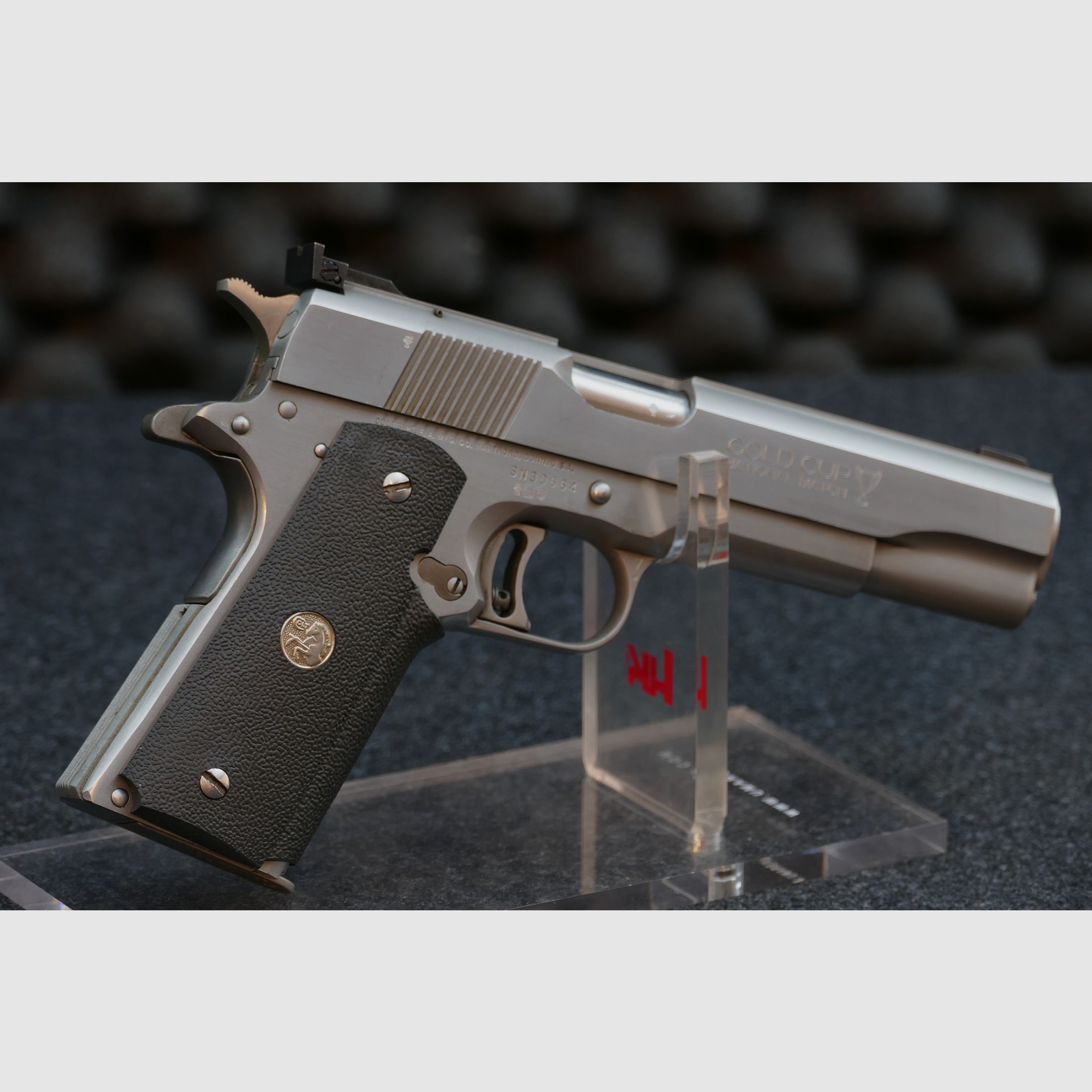 Colt Series 80 MK IV — Gold Cup National Match — .45 Auto (.45 ACP), stainless steel