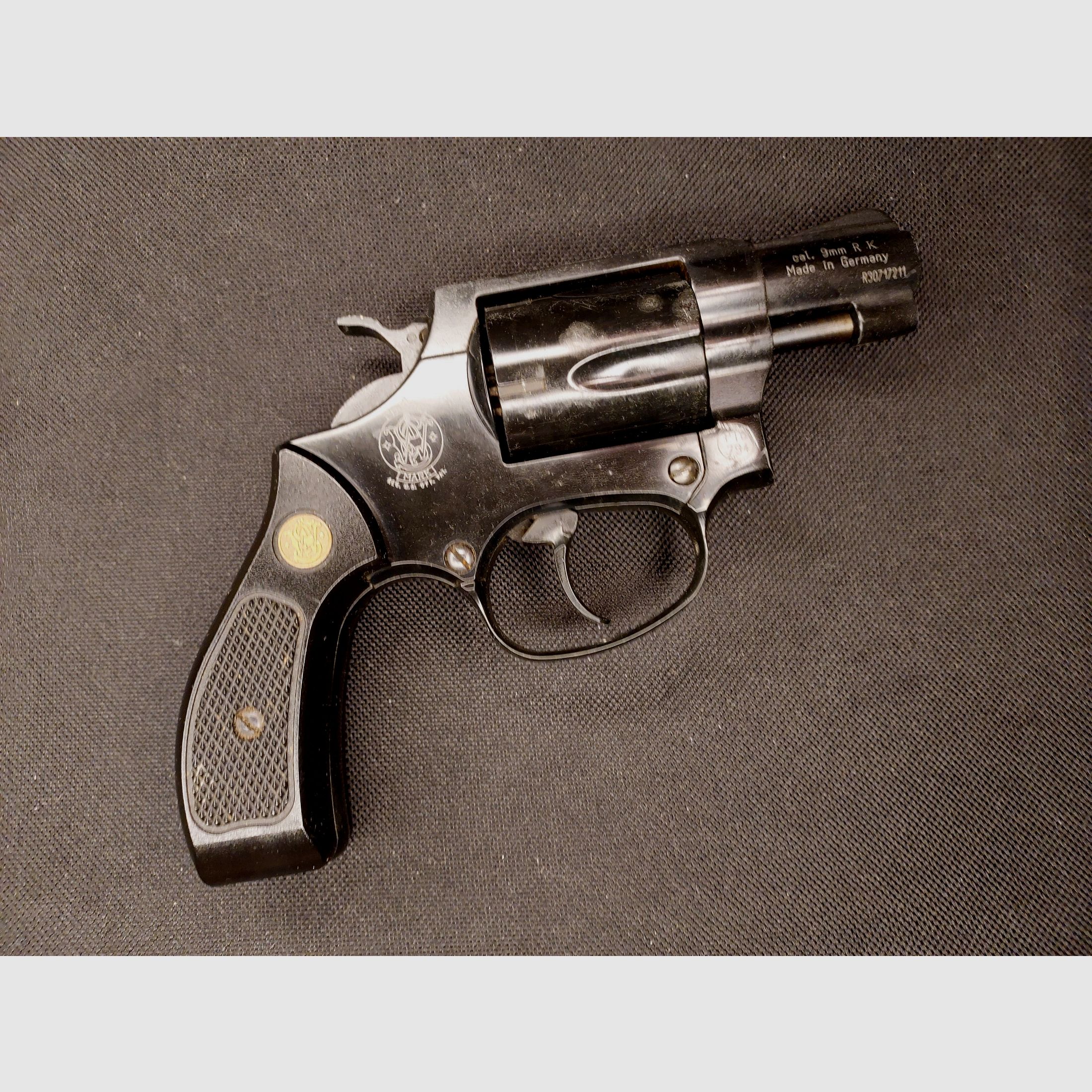 Smith & Wesson Chiefs Special blank firing revolver caliber 9mm R.K. black (PTB 794)