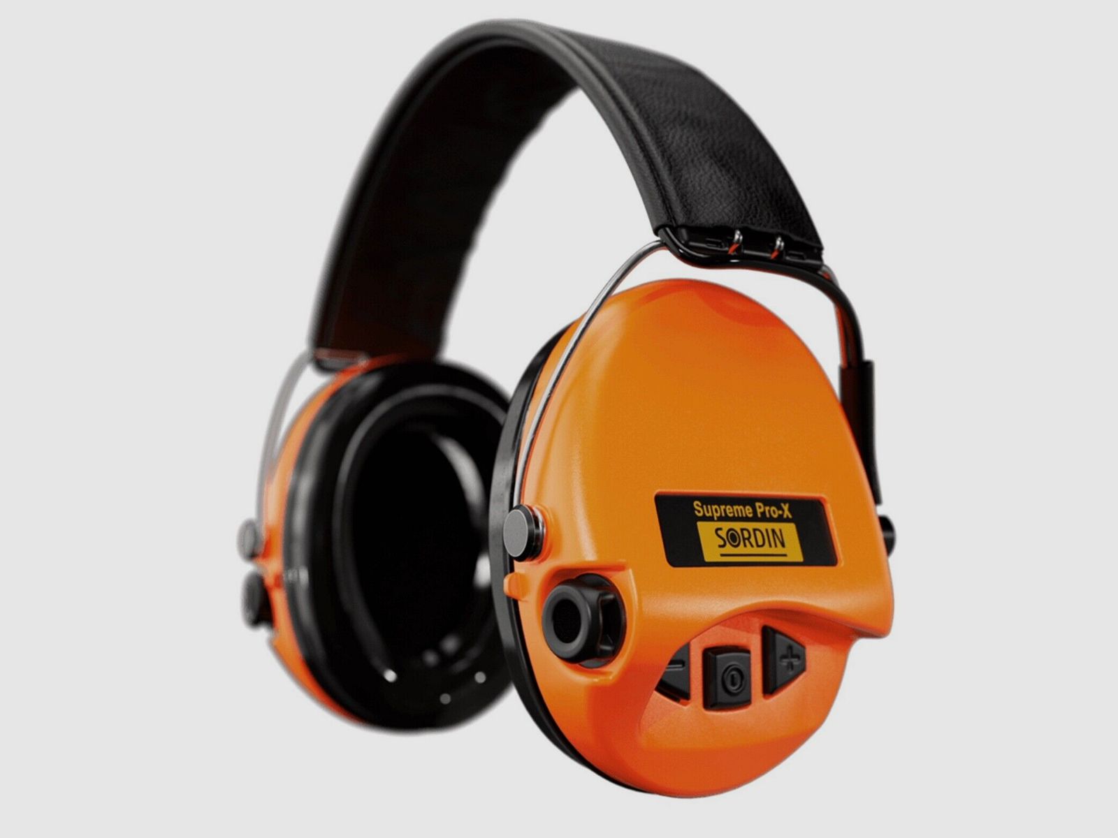 Sordin 75302-X/L-14-S Electronic Hearing Protection Supreme Orange Pro X Headband