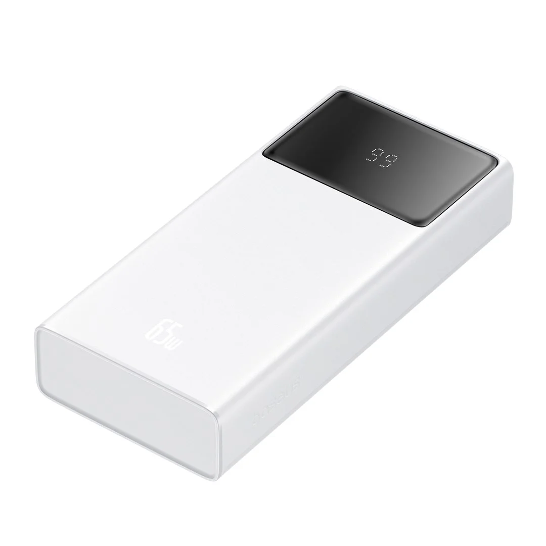 Powerbank Baseus Star-Lord 20000mAh 65W+kabel USB-USB C (biały), zdjęcie 2 z 10