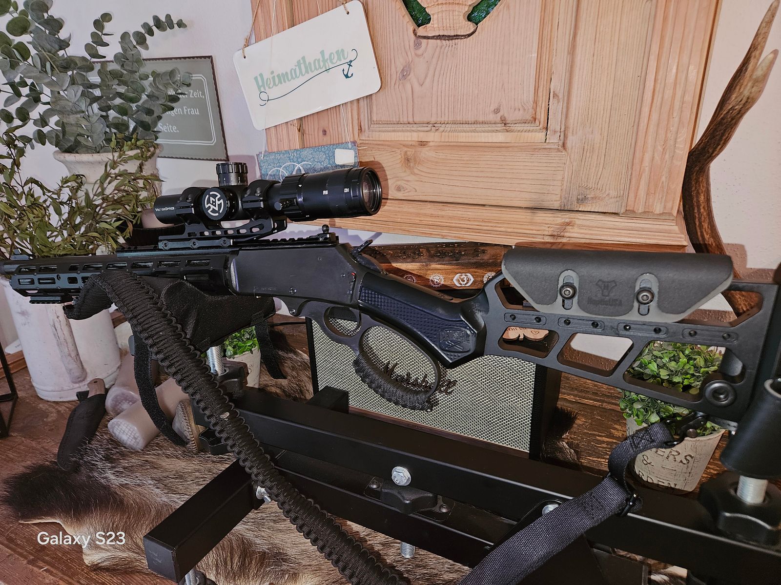 Marlin 45/70 " orig. Dark Series " voll getunt mit Orig. Zubehör  !