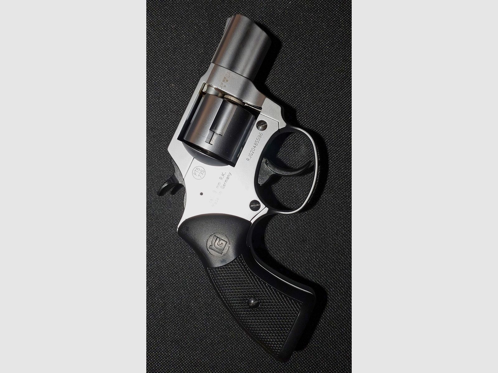 Röhm RG 59 revolver d'alarme en aluminium chrome 9 mm R.K. (PTB 735)